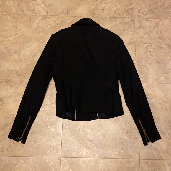 LOFT Black Blazer with Zipper - Picture 5 of 5